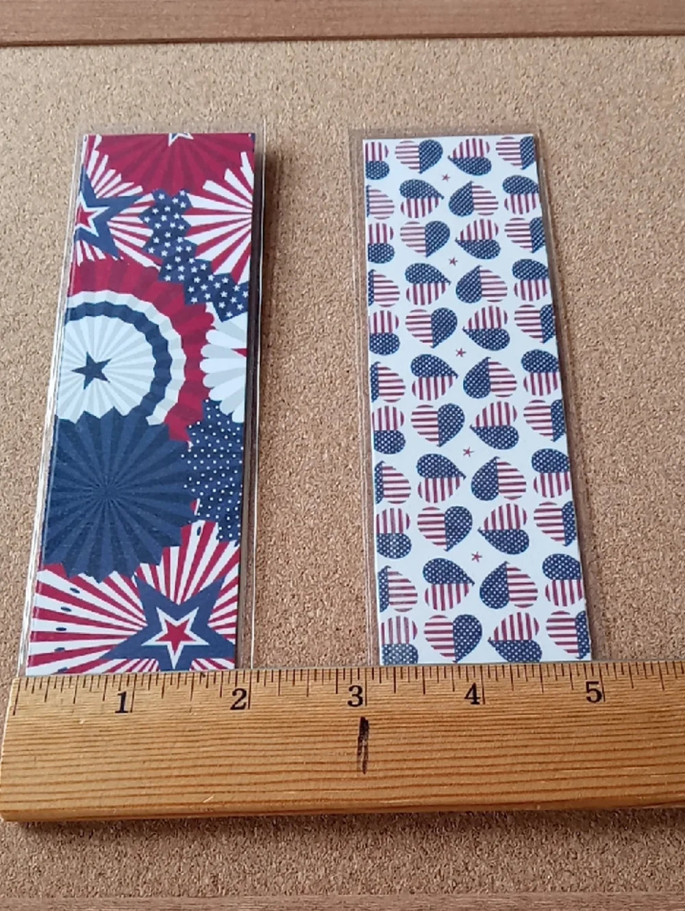 Reversible Patriotic Bookmarks❤️💙